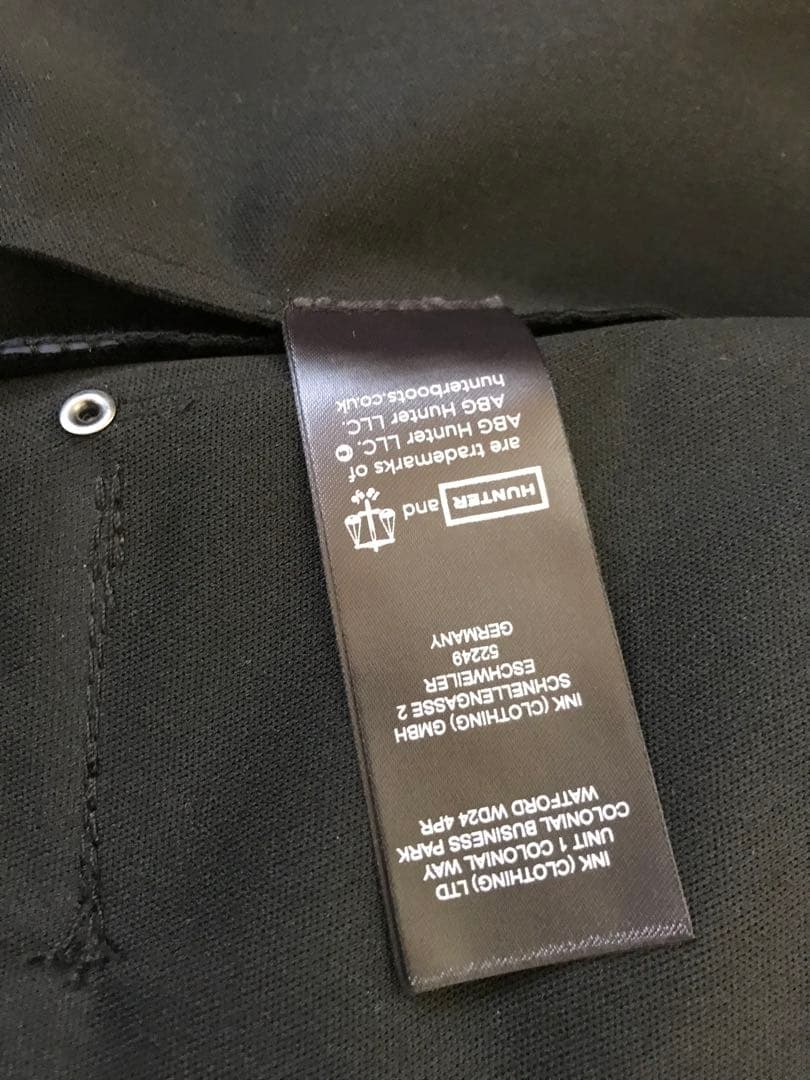 ▪️英国購入品　HUNTER フード付きネイビー レインコート UKコストコ▪️