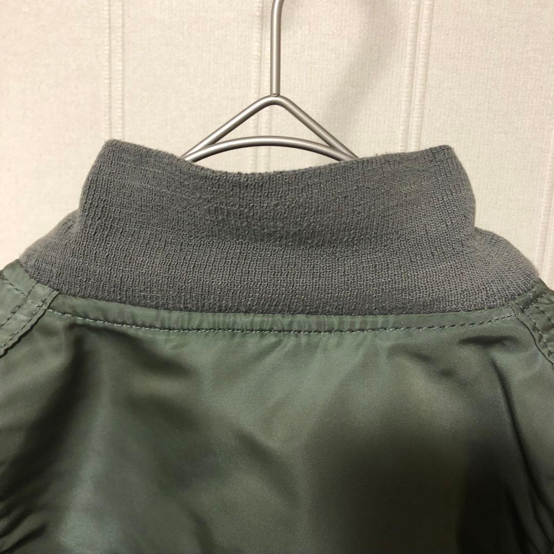 USA製 ALPHA MA-1 USAF ホワイトテープ フライトジャケット S