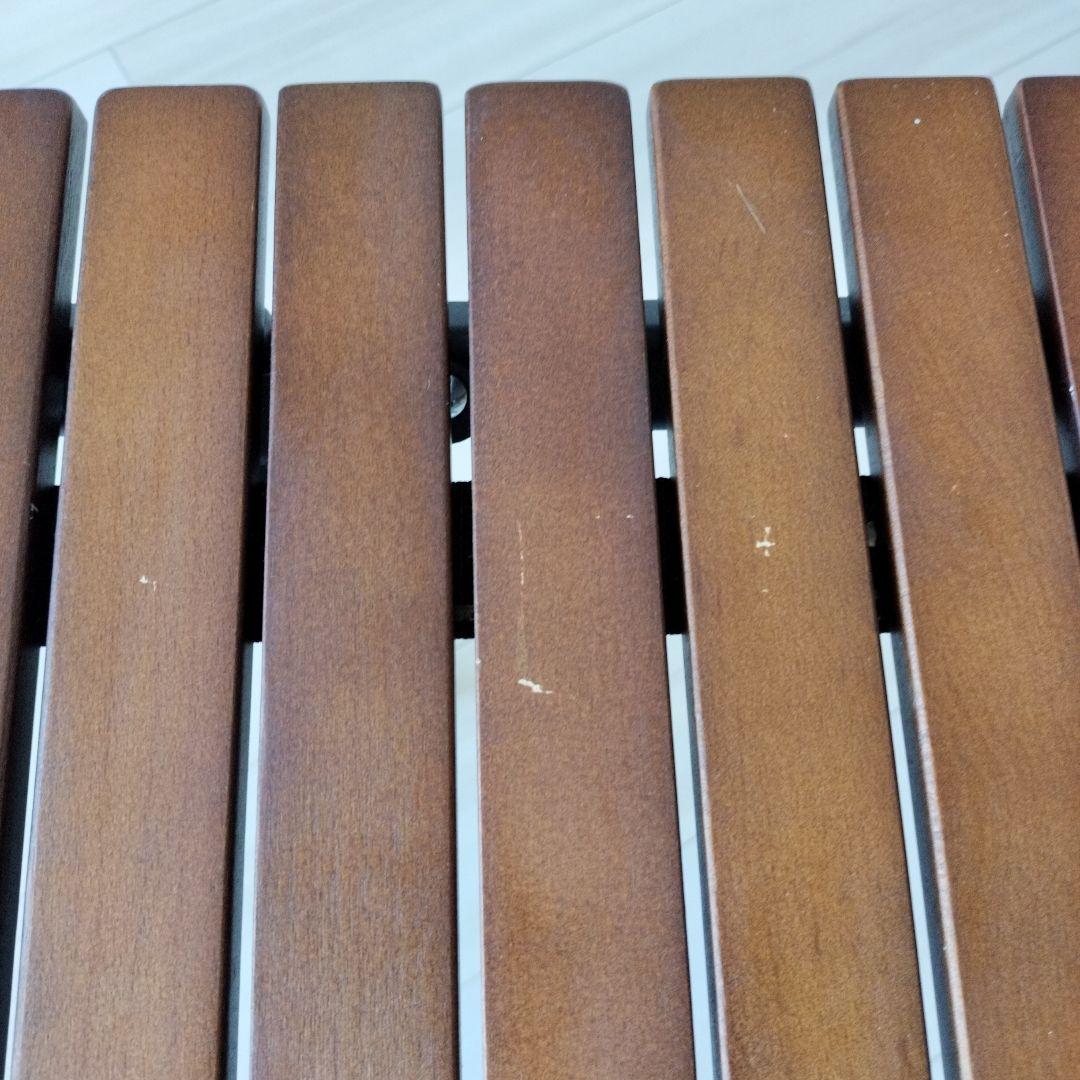 【Hy】クイックキャンプ 折りたたみ スリムウッドロールテーブル 120