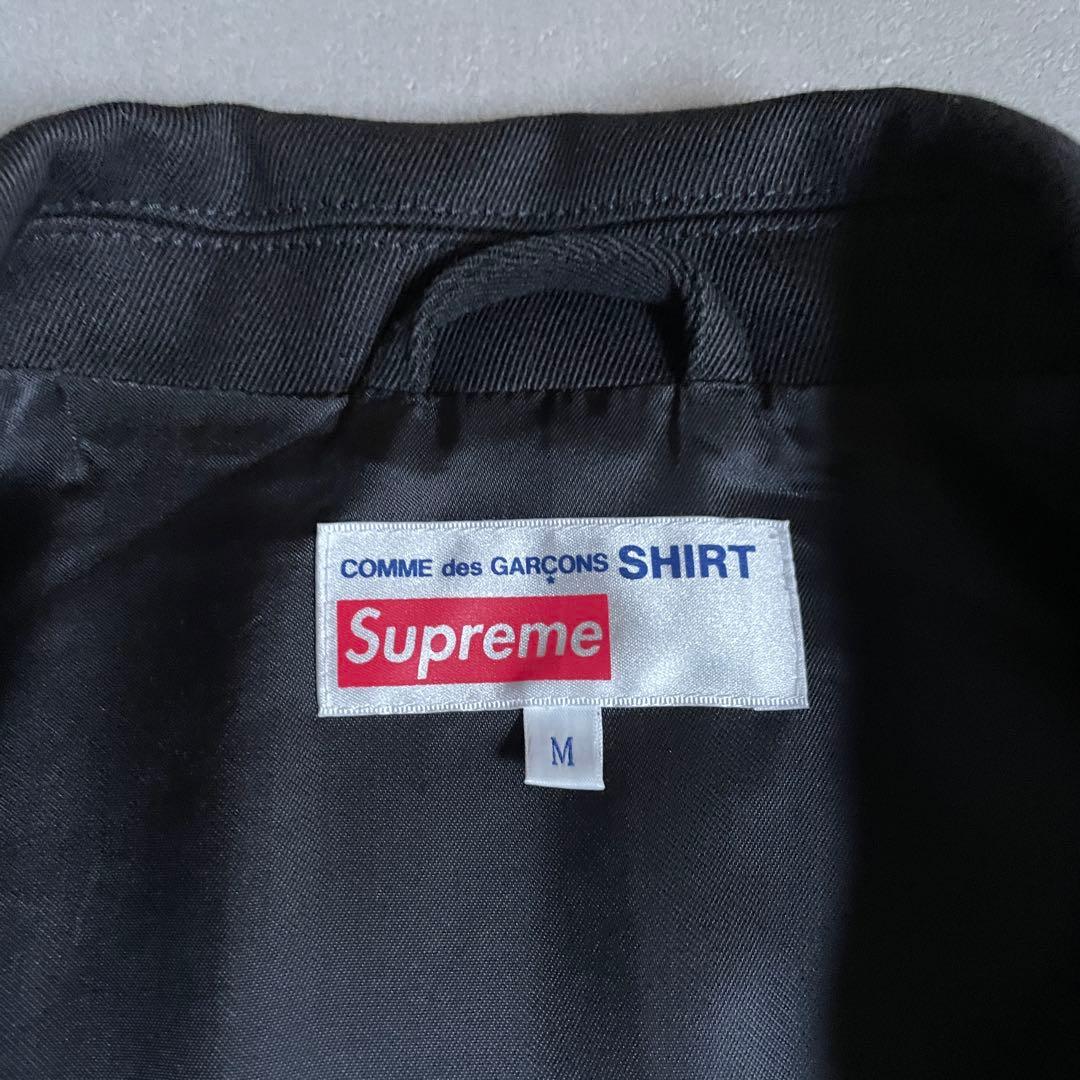 supreme comme des garcons SHIRT コート logo