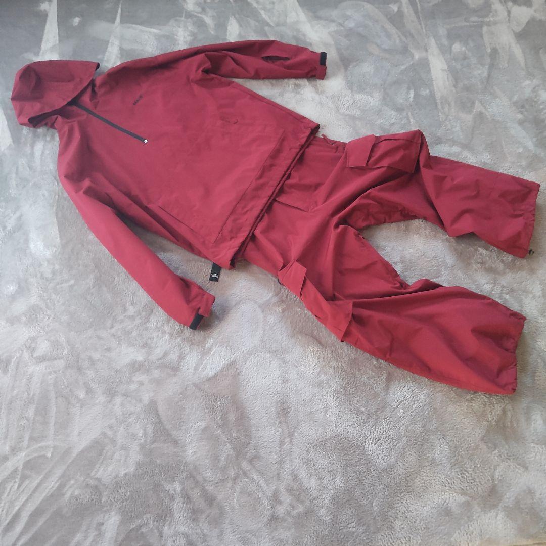 MAHF スノーボード　ウエア　上下セット　上XL と下XXL　バーガンディ