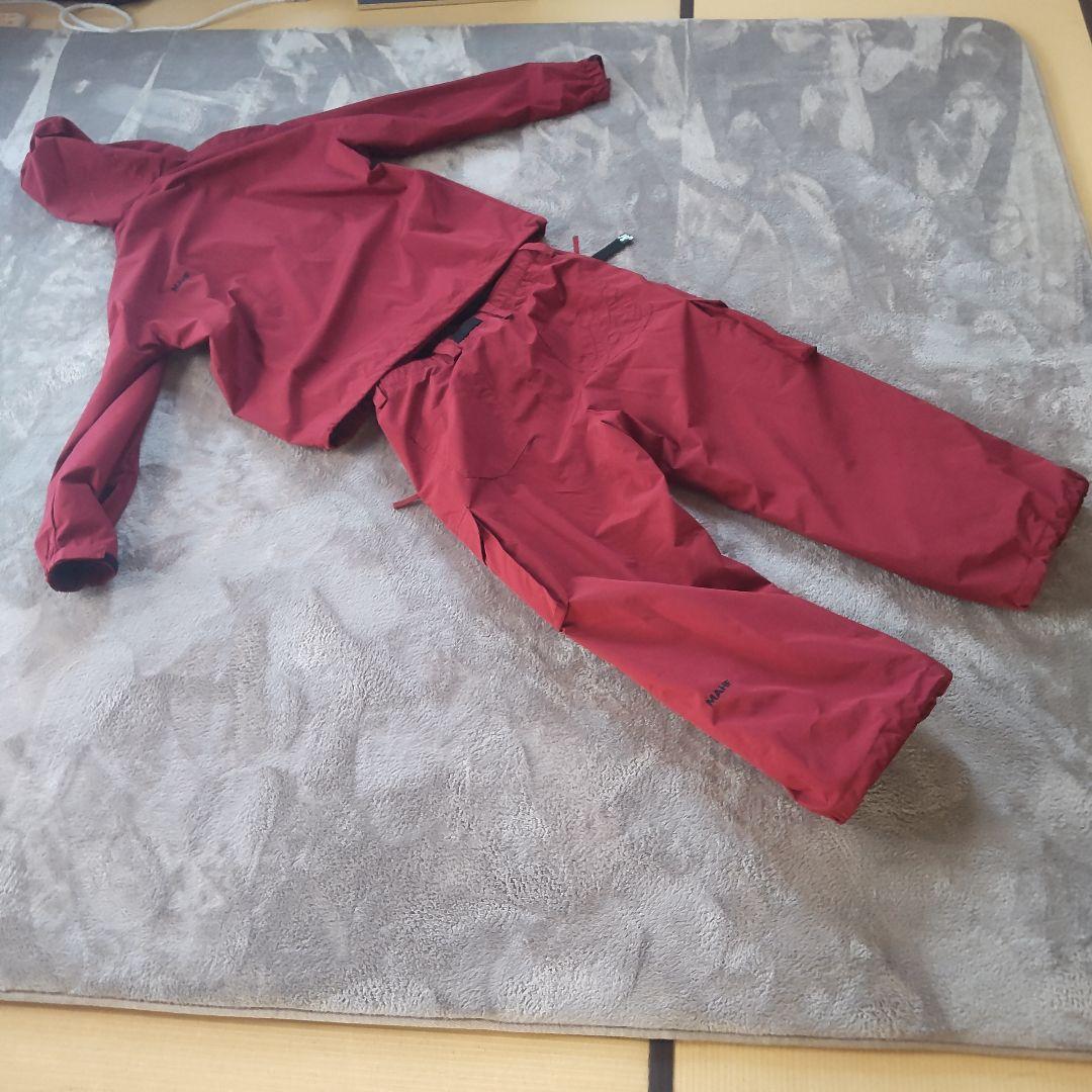 MAHF スノーボード　ウエア　上下セット　上XL と下XXL　バーガンディ