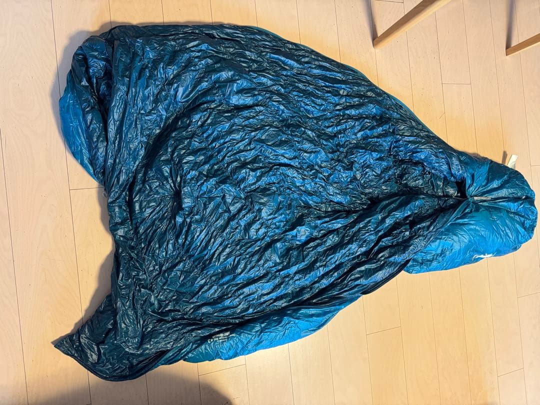 【美品】モンベル シームレス ダウンハガー800 #3 青 1121401