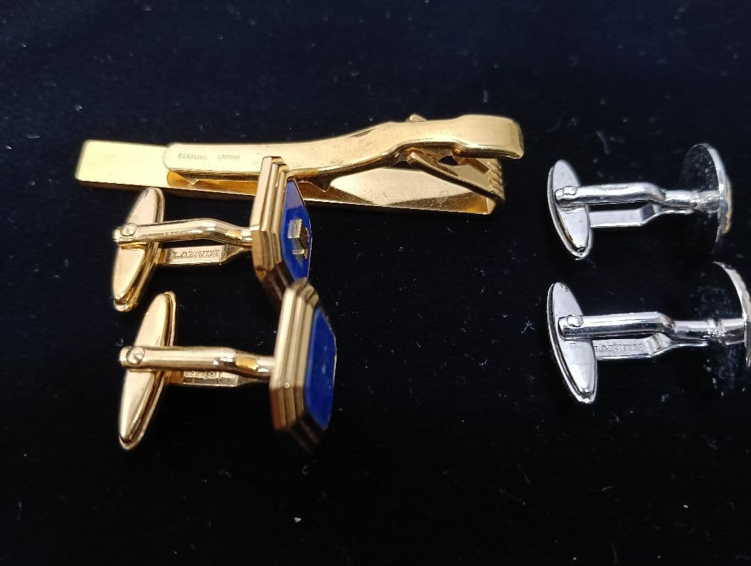 12-9-2 カフス ネクタイピン セット Dior BALLY LANVIN-ネット