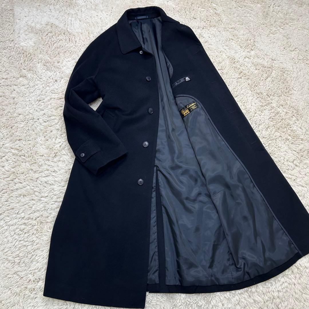 アルヴァンテ・ウォモ カシミヤ ステンカラーコート ロング丈 ラグラン A7