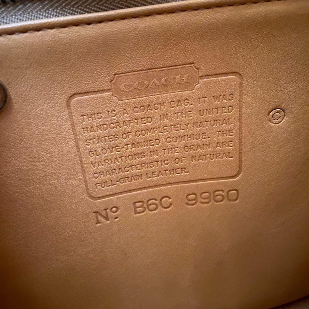 バッグ Vintage Coach old Backpack 9960 yellow