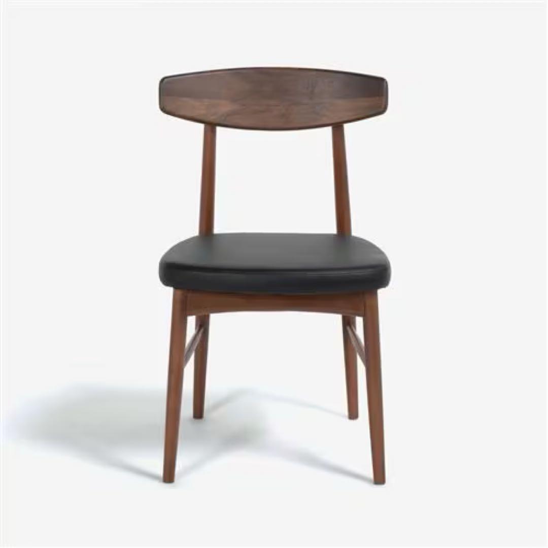 【2脚セット】ダイニングチェア ユノ3A ウォールナット
