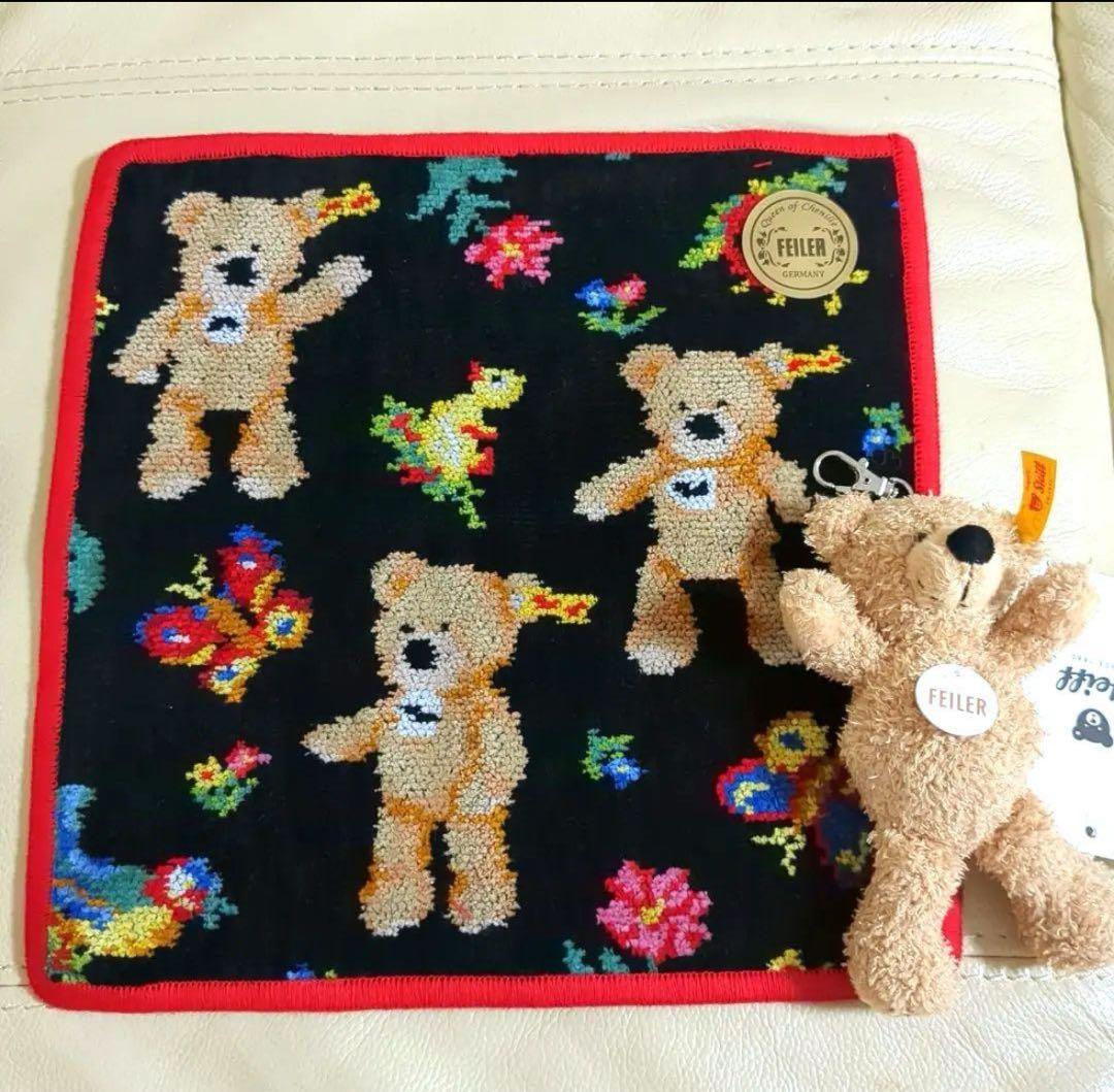 フェイラー 限定品 シュタイフコラボ ベア＆ハンカチセット - メルカリ