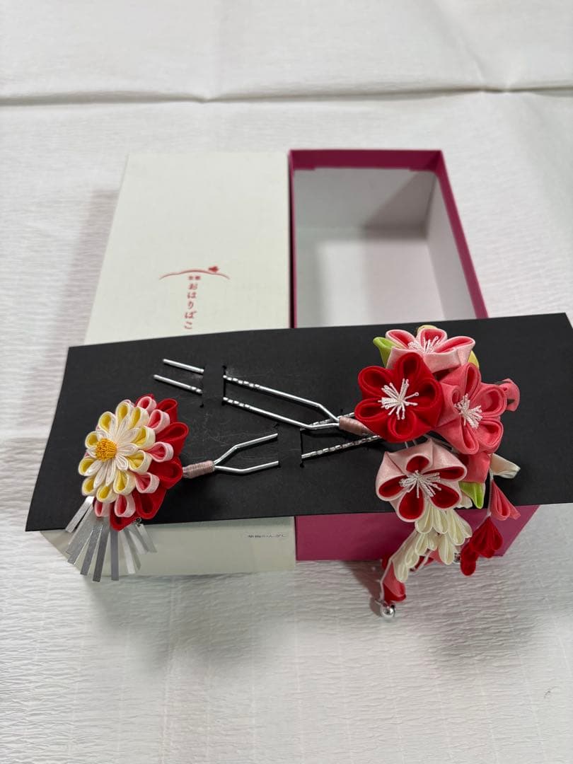 おはりばこ 髪飾り 華梅かんざし 七五三 日本髪