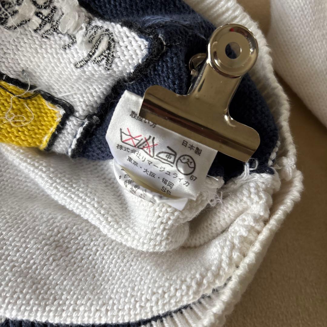 カステルバンジャック観光地刺繍 ニットセーター Lサイズ