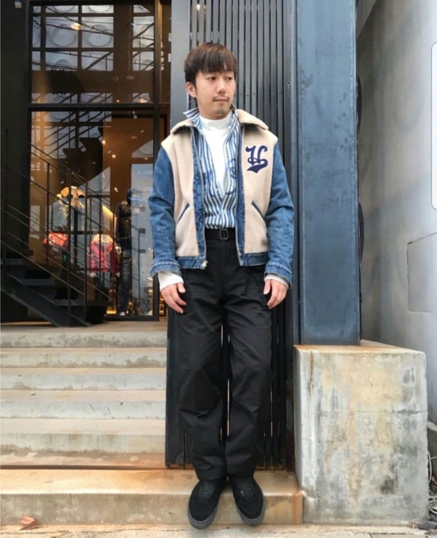 ☆極美品☆超おしゃれ♪【フリースボア➕Gジャン】の融合❗グリズリー熊ジャン‼️