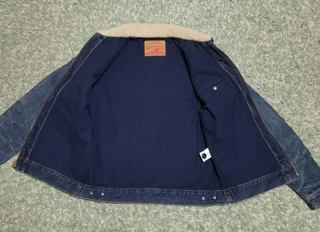 ☆極美品☆超おしゃれ♪【フリースボア➕Gジャン】の融合❗グリズリー熊ジャン‼️