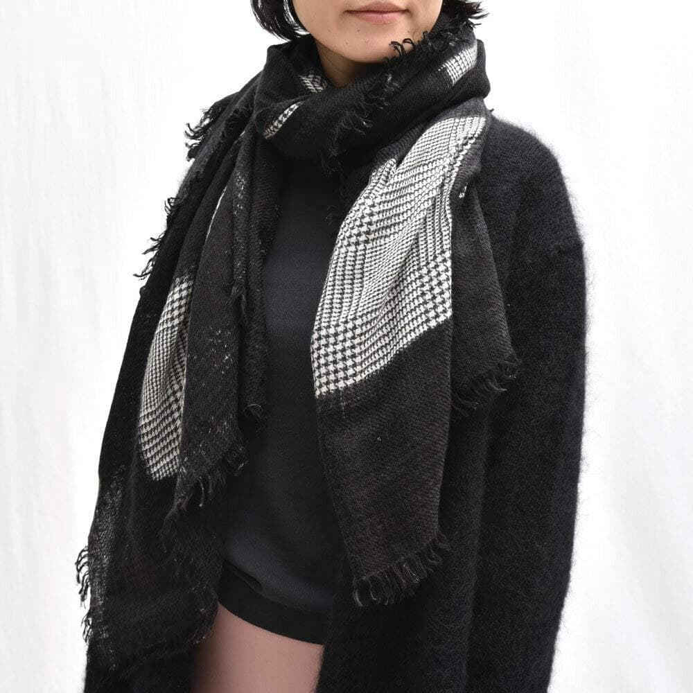 ファリエロ サルティ　Faliero Sarti　ストール　グレンチェック