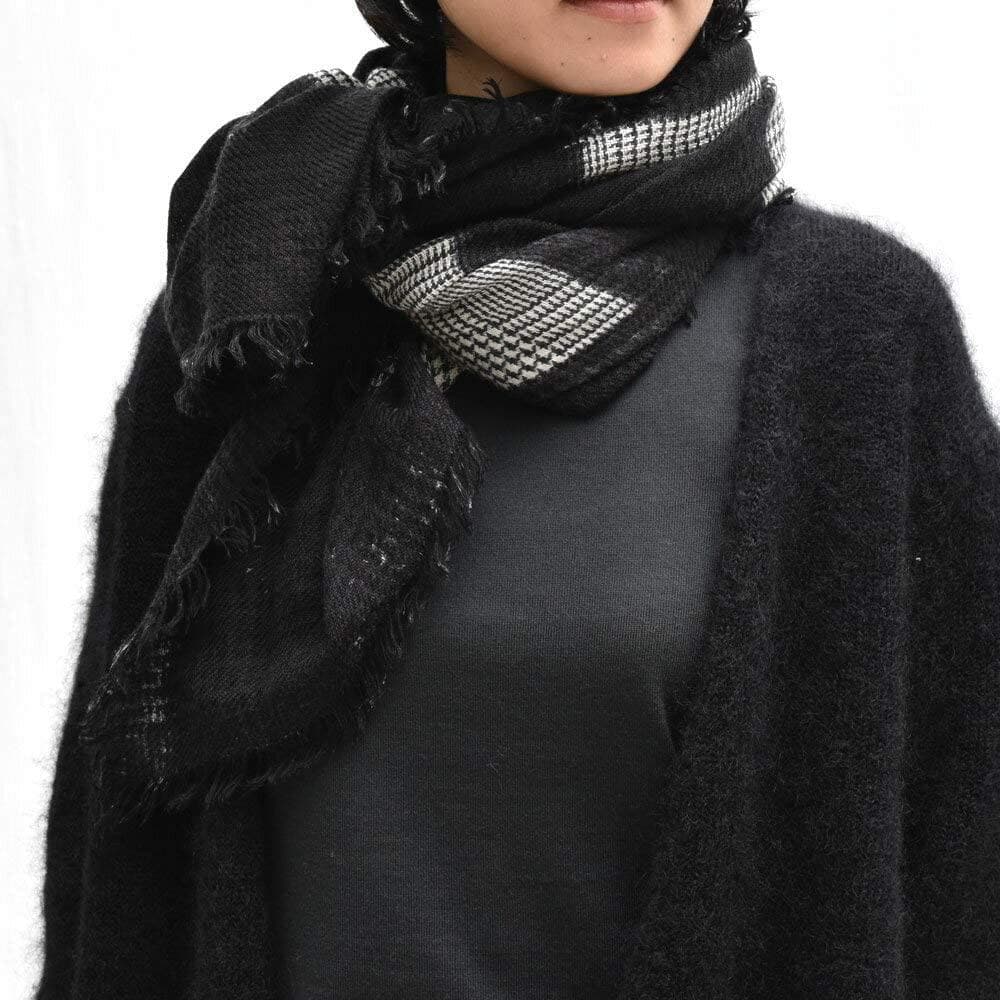 ファリエロ サルティ　Faliero Sarti　ストール　グレンチェック