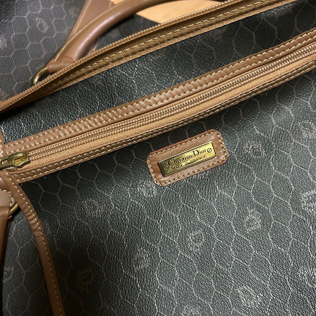 専用フランス製 old Christian Dior ハニカム柄 ボストンバッグ