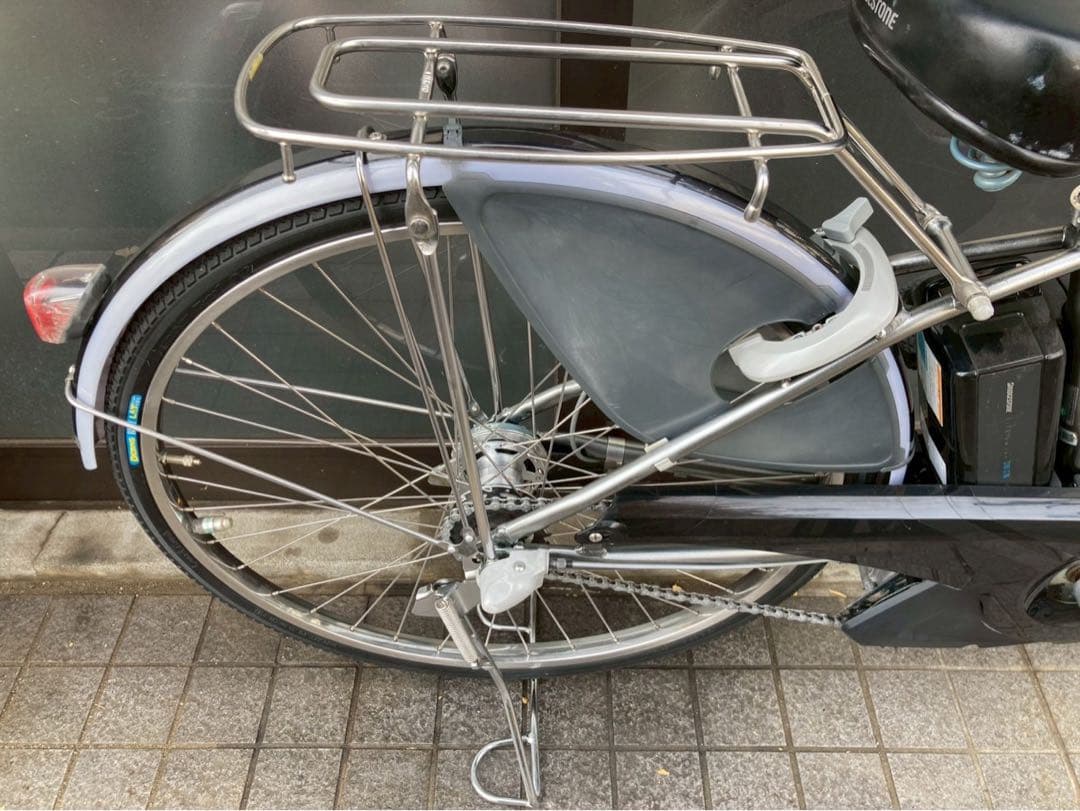 中古電動自転車 ブリヂストン アシスタ 26インチ シルバー 横