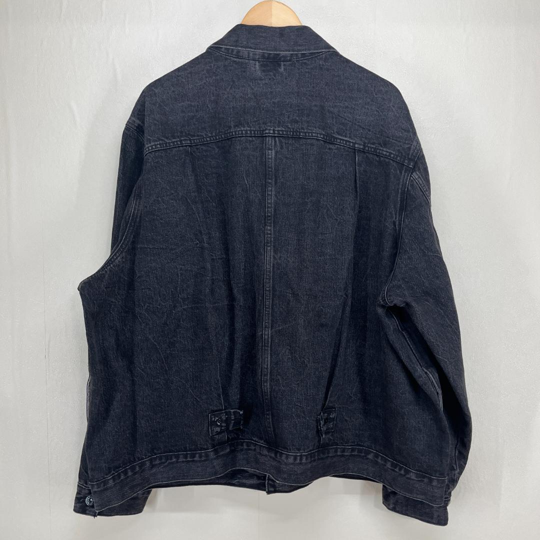 リーバイス✕エディフィス 別注タイプ１トラッカージャケット(ブラック/ＸＸＬ)