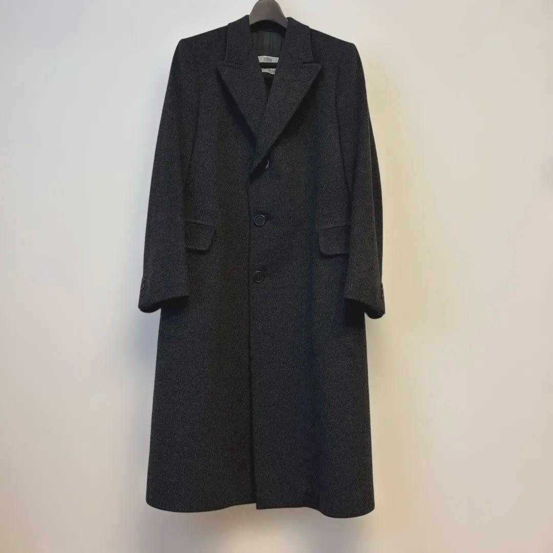R*0様 アクアスキュータム ピュアカシミヤ　チェスターコート　チャコール　サイ