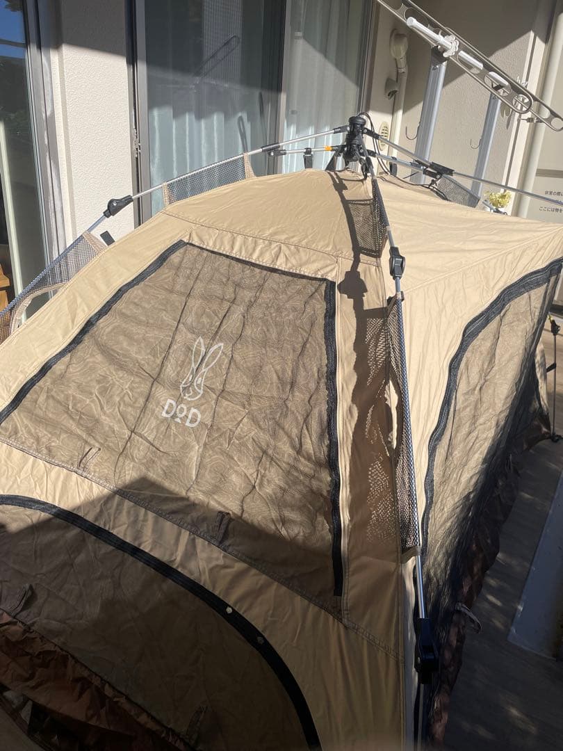 DOD ディーオーディー わがやのテント S ワンタッチテント ソロ デュオ