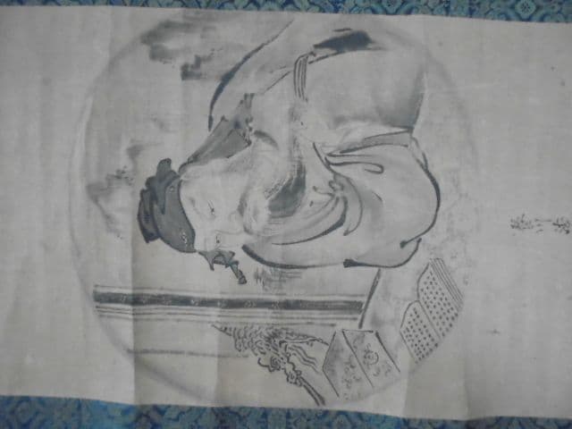 AKa7064　狩野惟信　養川院惟信　養川院法眼　肉筆　掛軸