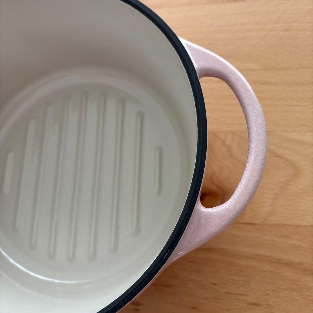 【新品•未使用】バーミキュラ オーブンポット 18cmパールピンクレシピ本付き