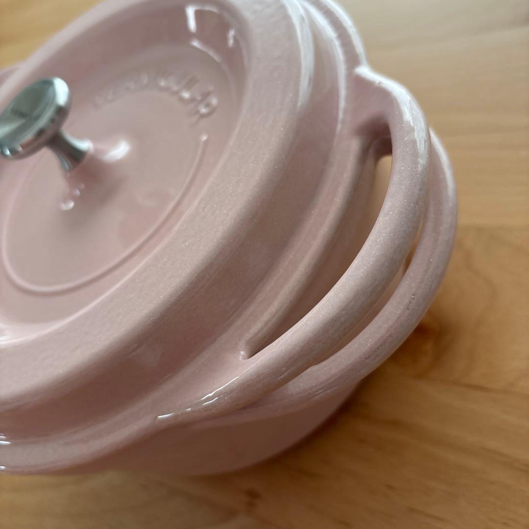 【新品•未使用】バーミキュラ オーブンポット 18cmパールピンクレシピ本付き