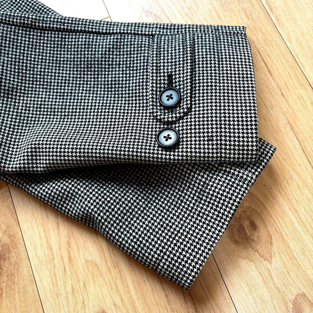 UNITED ARROWS ステンカラーコートウール 千鳥 ライナー付 Mサイズ