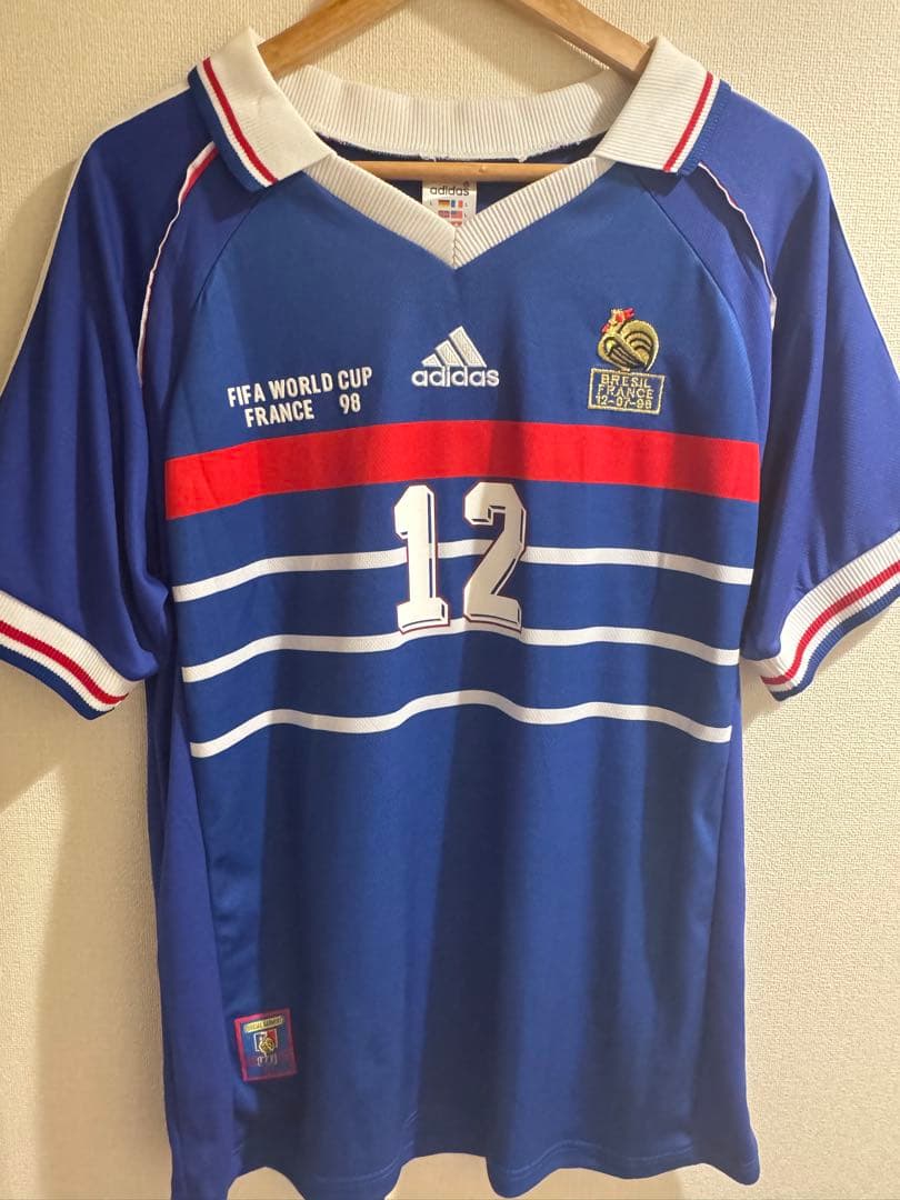 正規品当時物　アンリ　フランス代表 98年ワールドカップ　ユニフォームイギリス製