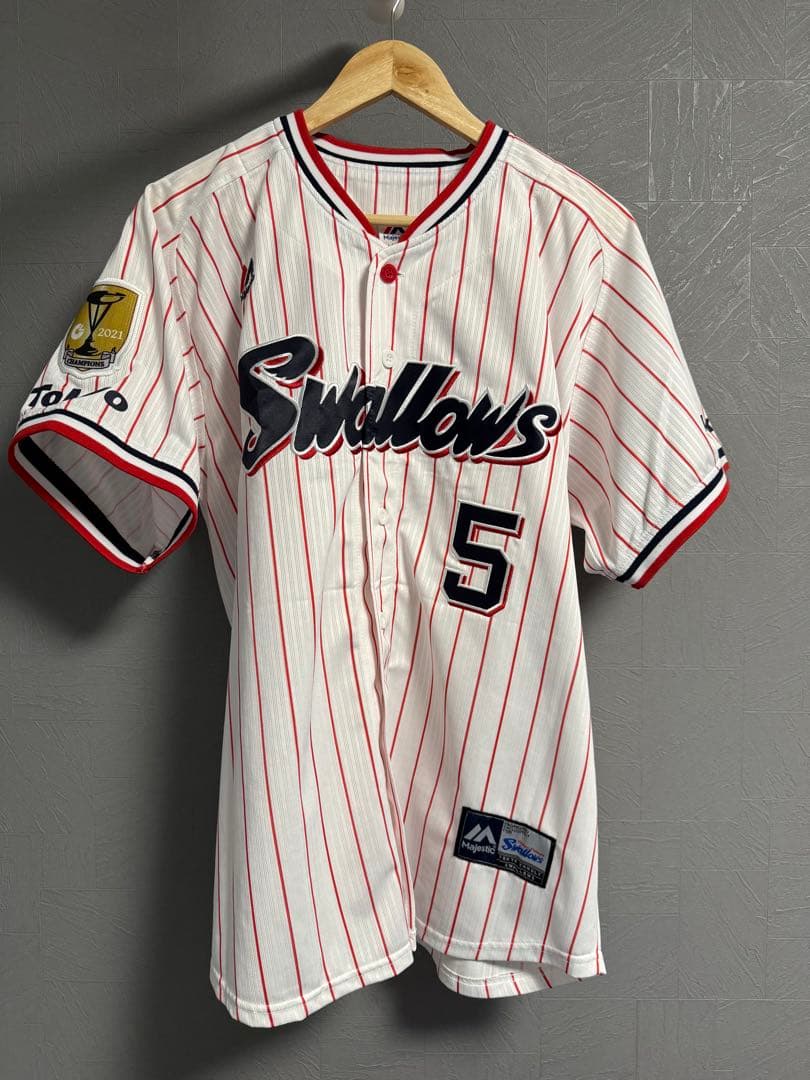 ヤクルトスワローズ 川端選手 2021年セリーグ優勝記念ユニフォーム Lサイズ