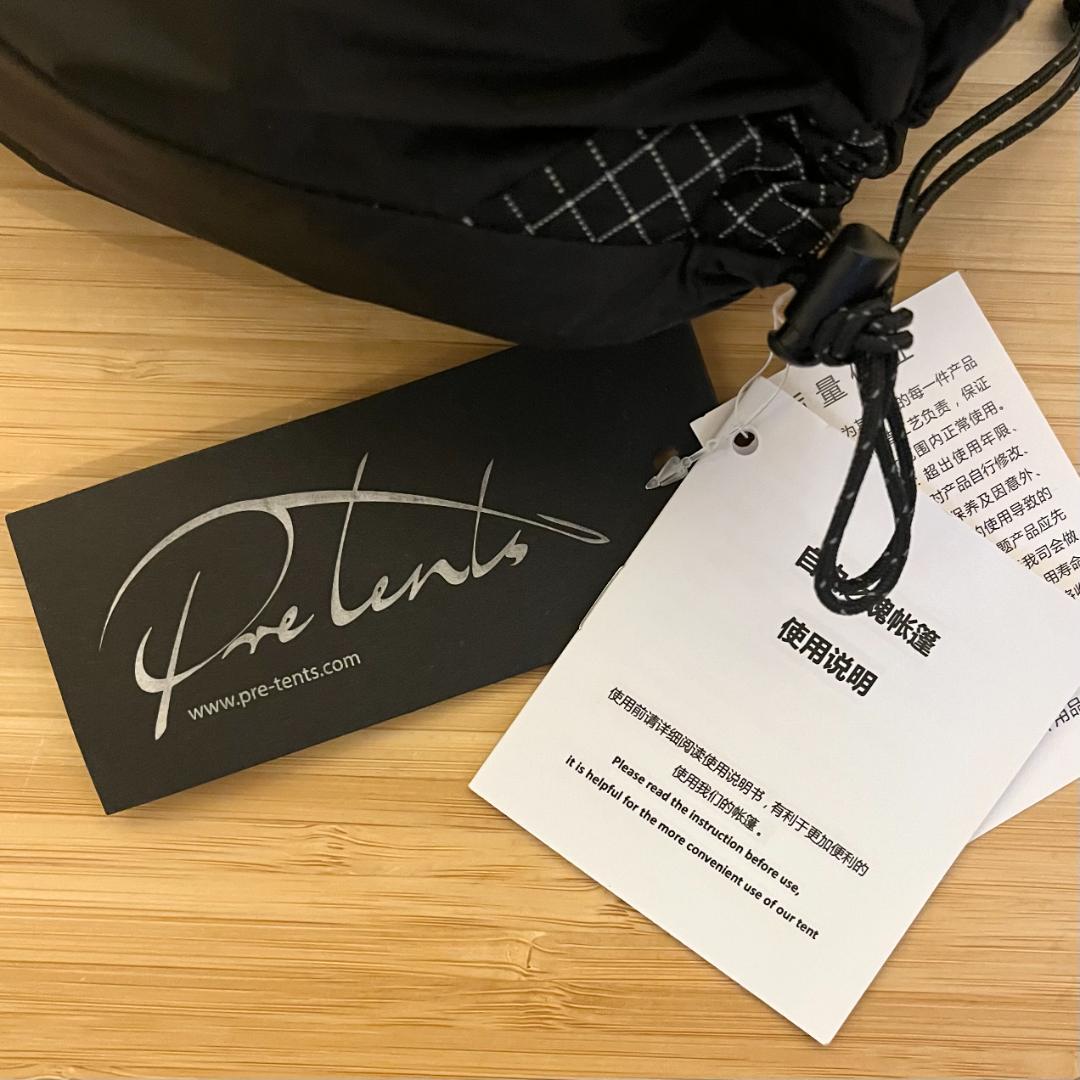 新品 未使用 プレテント ソロイスト ブラック