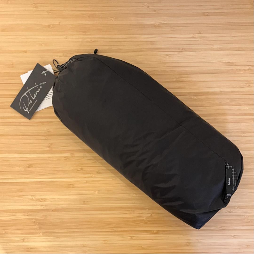 新品 未使用 プレテント ソロイスト ブラック