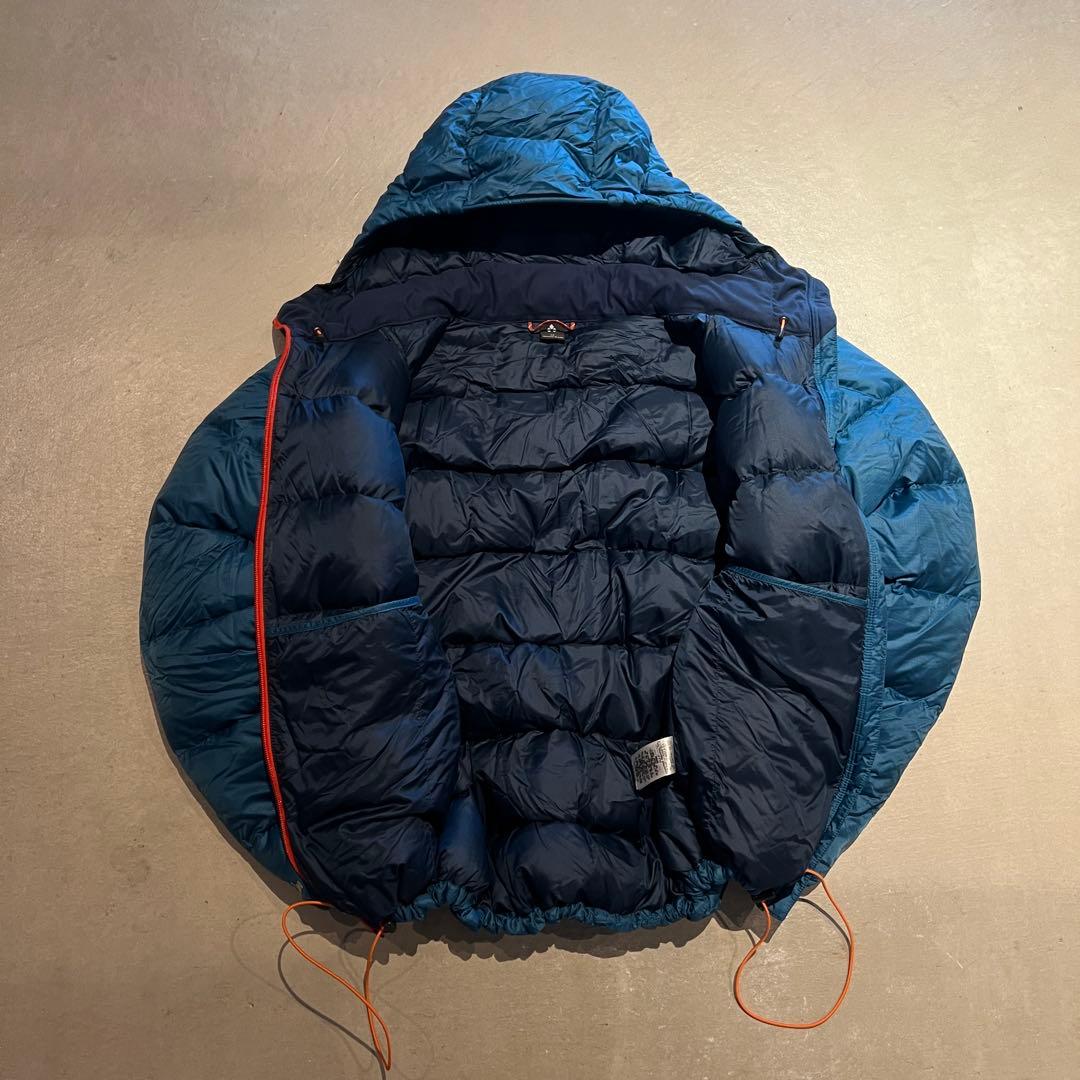 【希少カラー✨】montbell アルパインダウン　ターコイズ　ブルー M