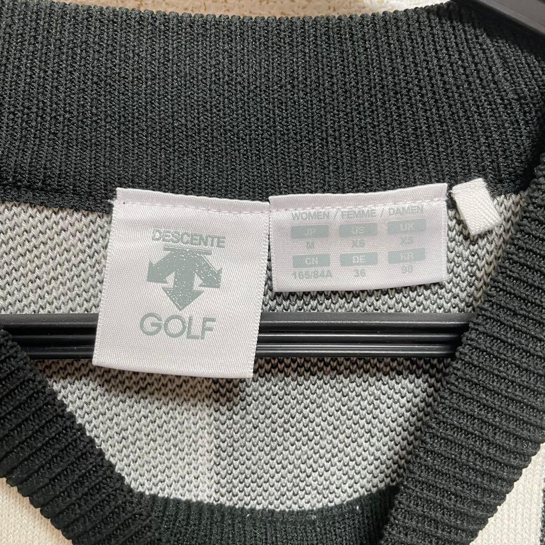 美品♡DESCENTE デサントゴルフ セットアップ ニット スカート チェック