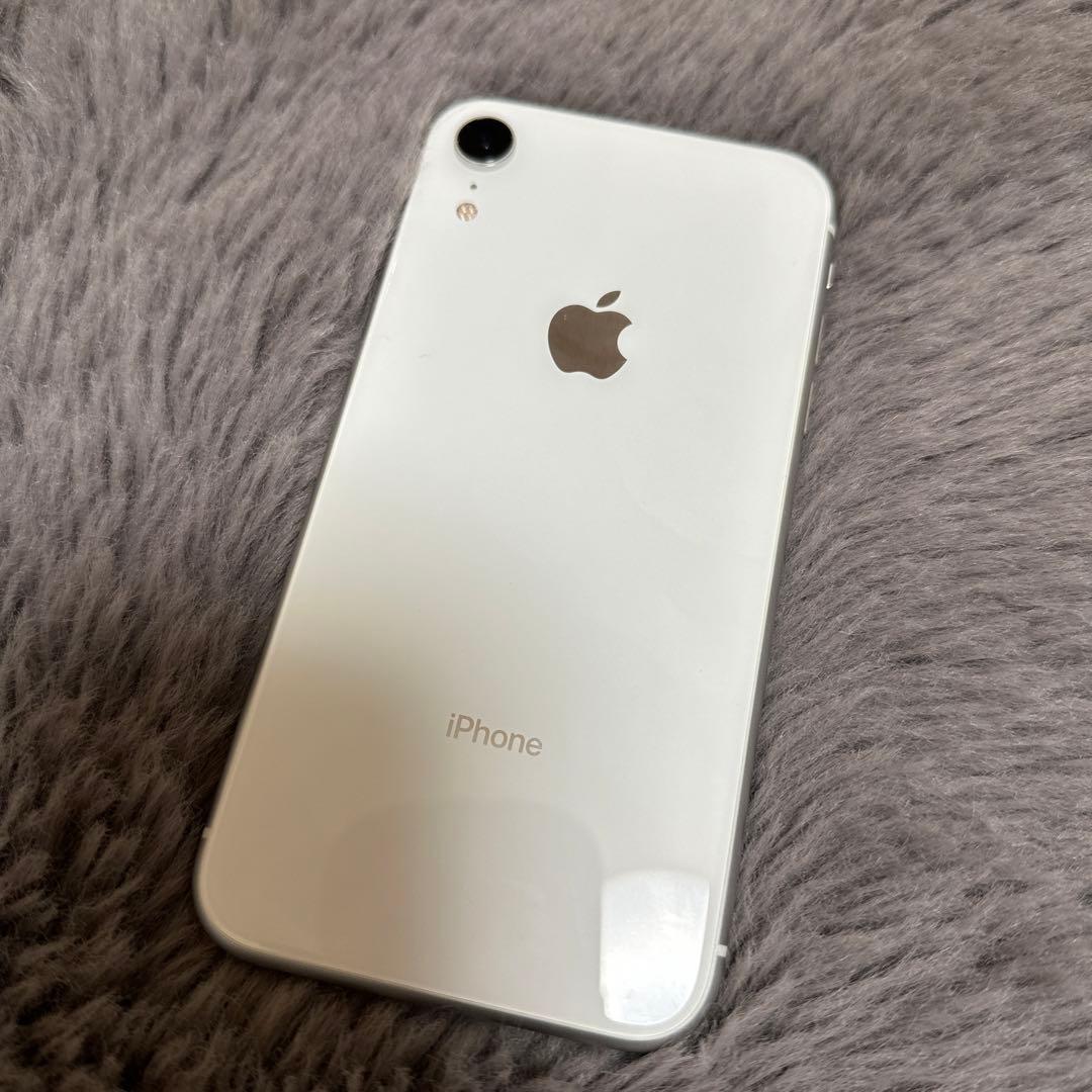 iPhone XR White 128 GB SIMフリー L108616571 - スマートフォン本体