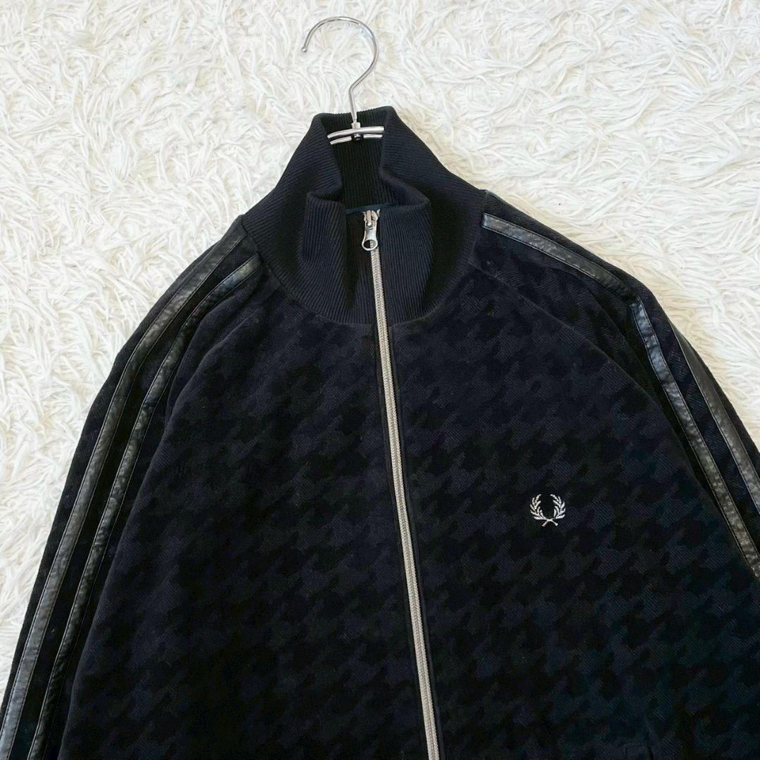 FRED PERRY　フレッドペリー　トラックジャケット　千鳥格子　バーズアイ