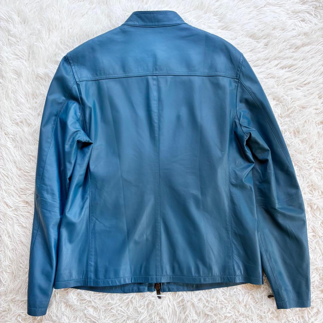 新品タグ付 ジョゼフオム ライトラムナッパレザー ライダース