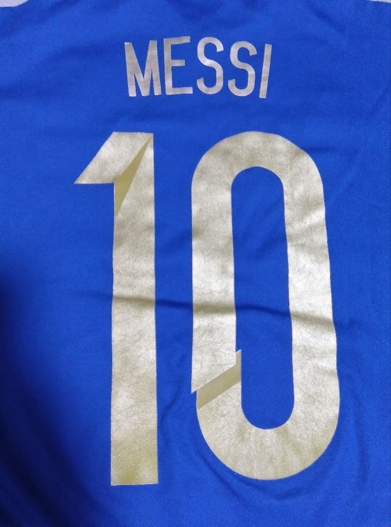 2014年 アルゼンチン代表 アウェイ メッシ 10番 正規品 当時物