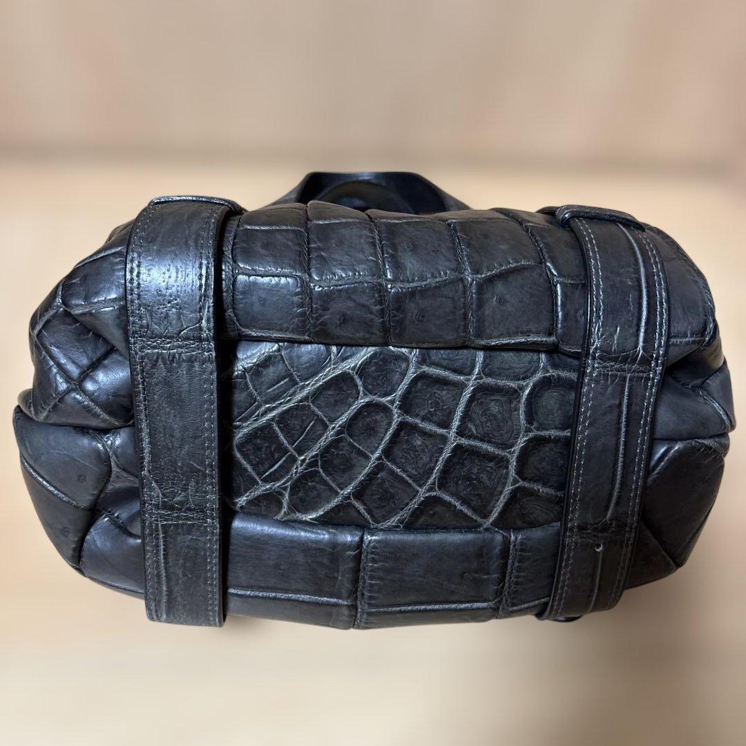 Takechi タケチ マットクロコ 本ワニ革 クロコダイルレザー