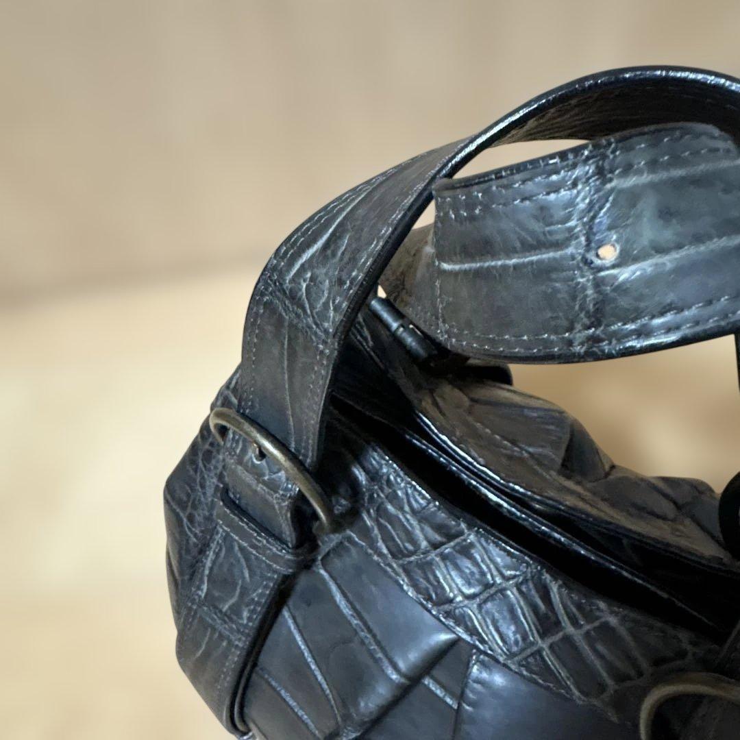 Takechi タケチ マットクロコ 本ワニ革 クロコダイルレザー