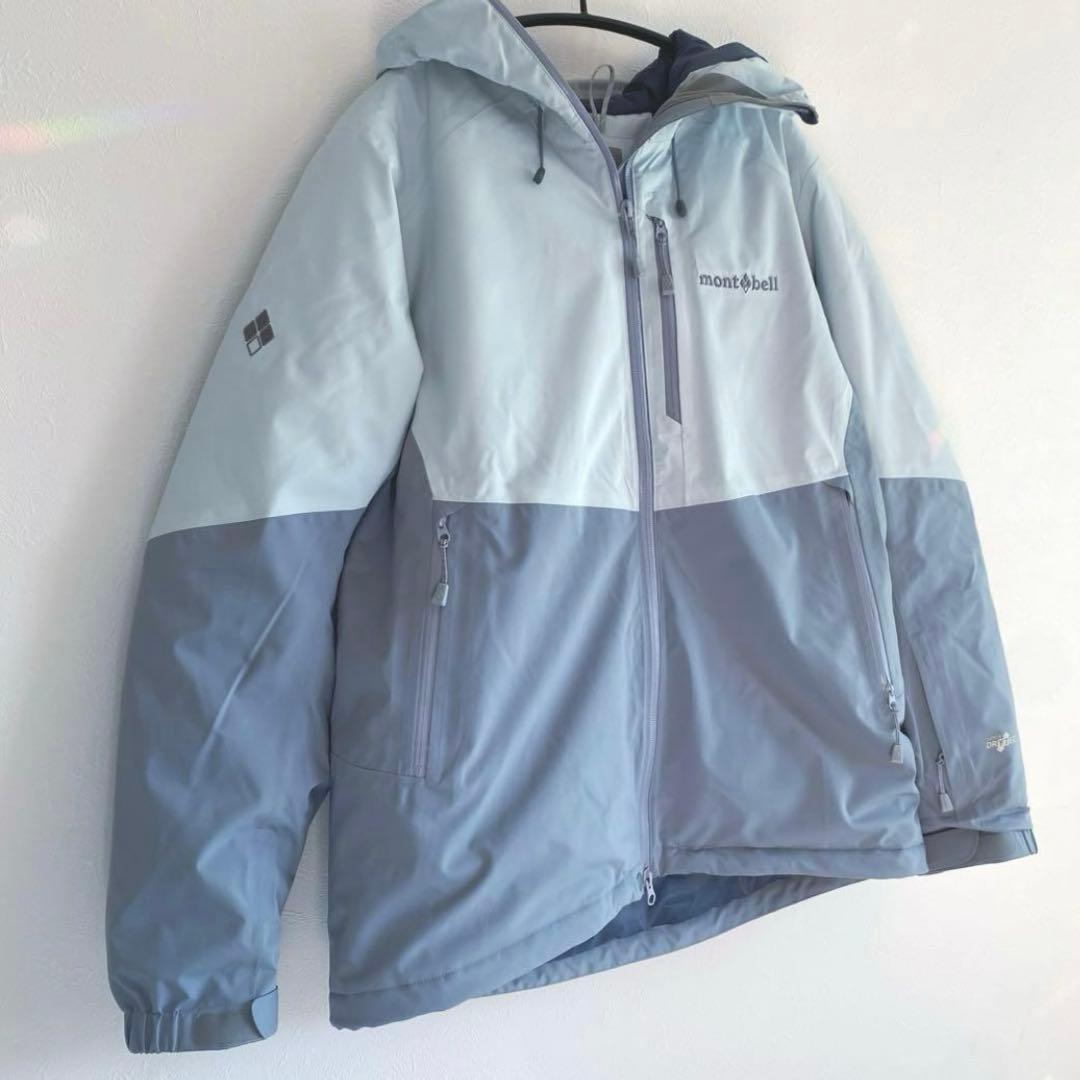 モンベル　パウダーホップ パーカ　パンツ　上下　スタッフバッグ付き　L