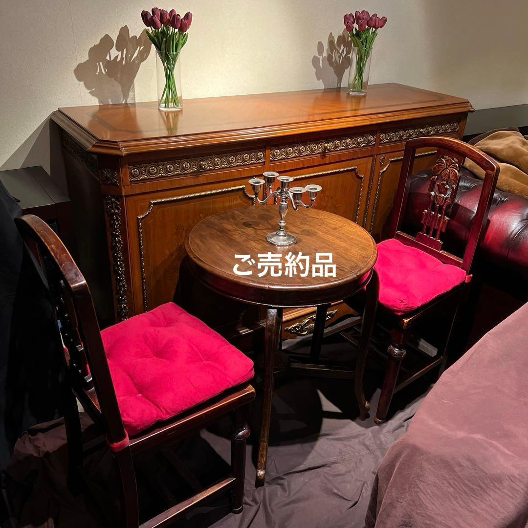 中華民国1910'sアンティーク3点セットの内のチェア❷ 上海租界