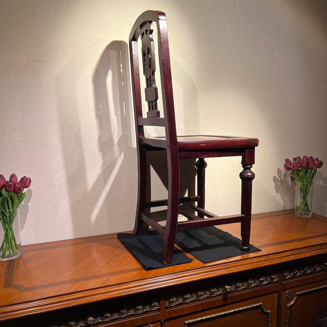 中華民国1910'sアンティーク3点セットの内のチェア❷ 上海租界