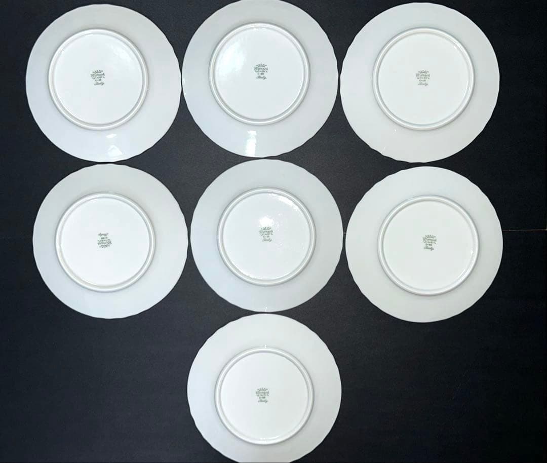 リチャードジノリ ベッキオホワイト 19.5cm プレート 7枚セット