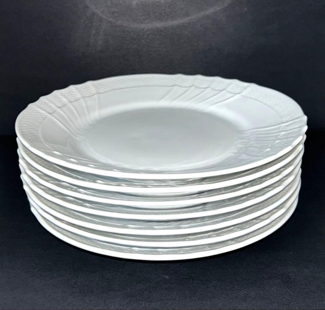 リチャードジノリ ベッキオホワイト 19.5cm プレート 7枚セット