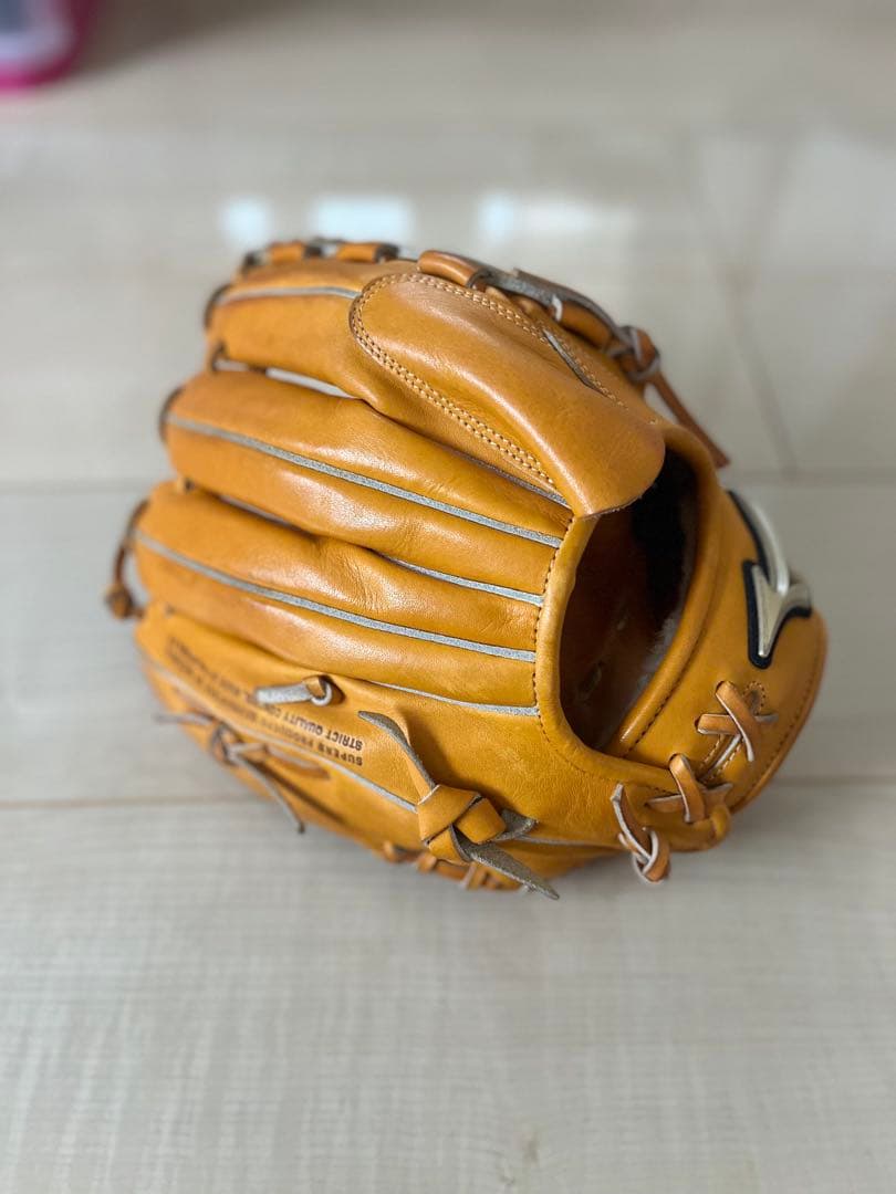 Mizuno Global Elite 軟式グローブ オレンジ