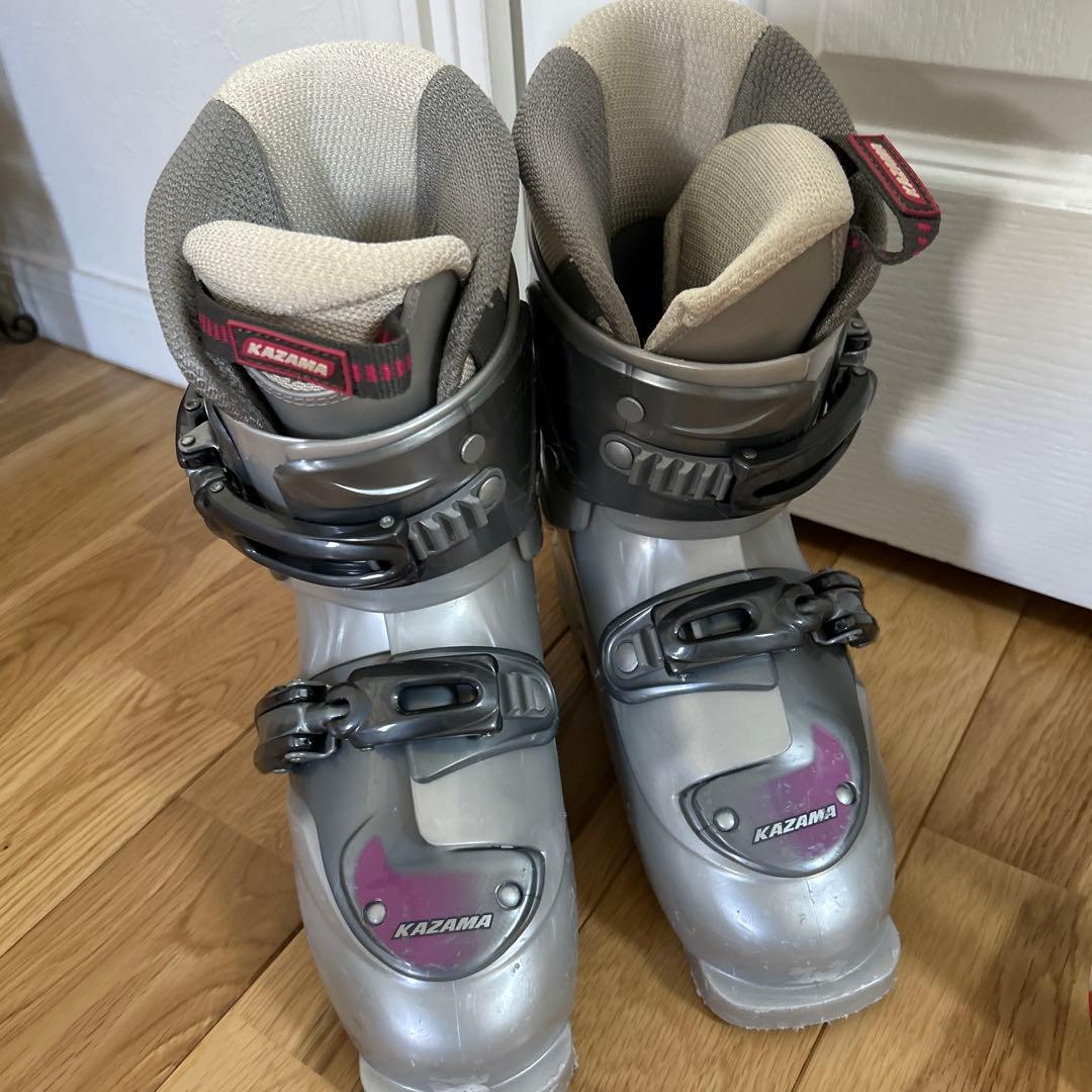 ロシニョール　スキーセット 120㎝　スキーブーツ23 23.5㎝　カザマ