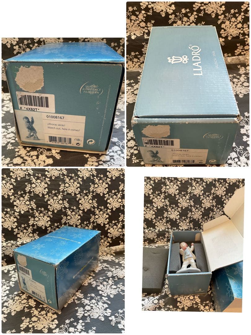 リヤドロ 雪合戦しよう 置物 - メルカリ