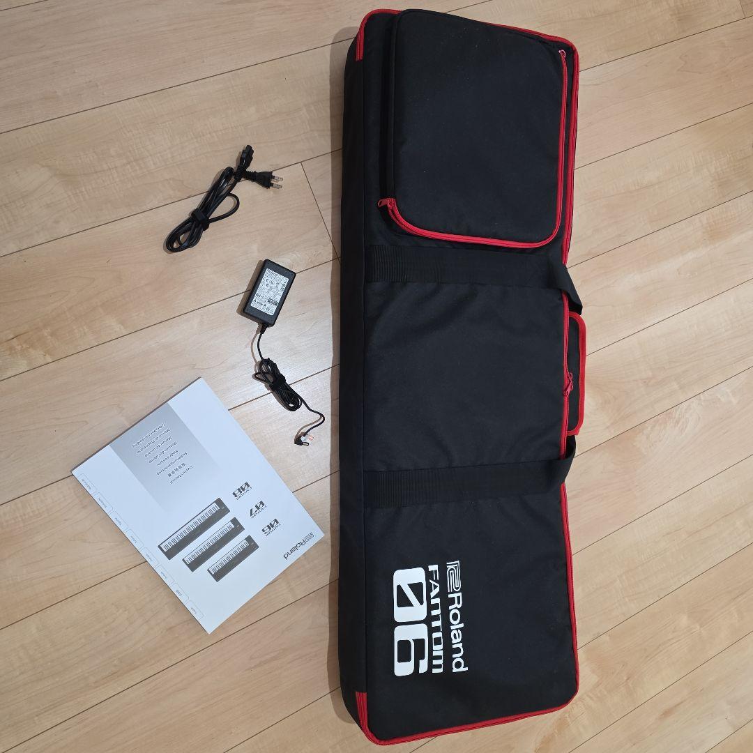 Roland　Fantom06　シンセサイザー　アダプター　取扱説明書　ケース