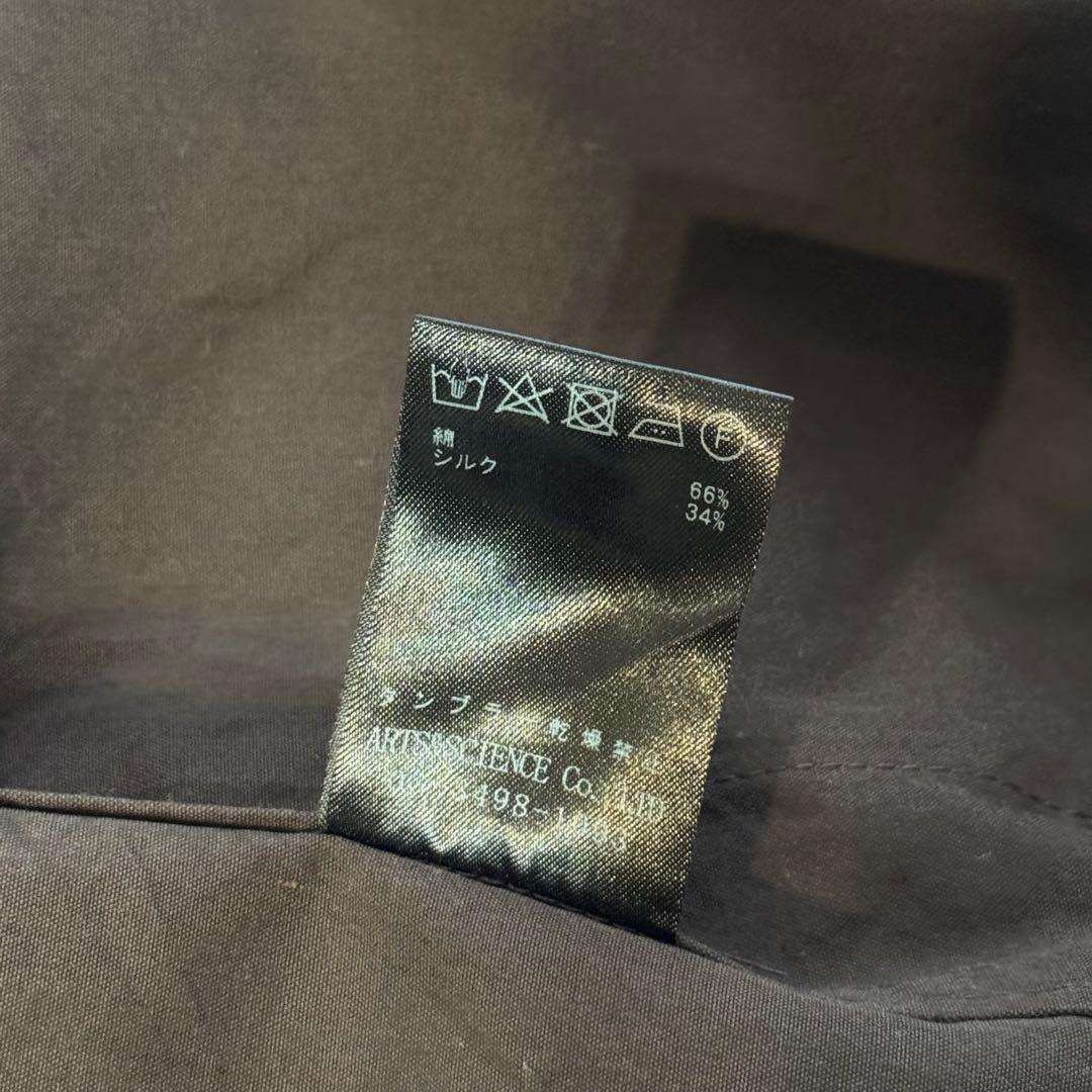 【美品】23SS アーツアンドサイエンス　シルク混　モッズコート　サイズ3