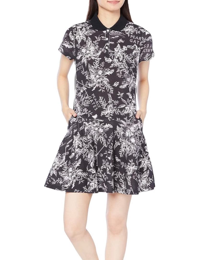 即完売品PEARLY GATES フラワープリント ワンピース♡新品未使用